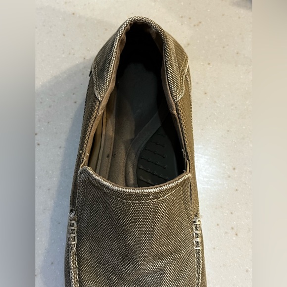 Mens croc canvas boat shoes - Picture 4 of 10